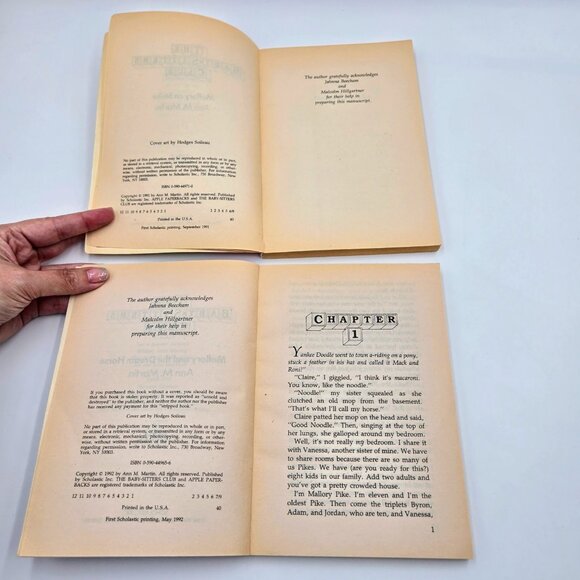 The Babysitters Club Books Lot Of 6 #21, 23, 36, 40, 47, 54 Read - Picture 9 of 16